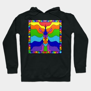 Stained Glass Unicorn Hoodie